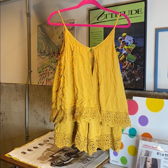 Yellow Romper - Picture 2 of 2